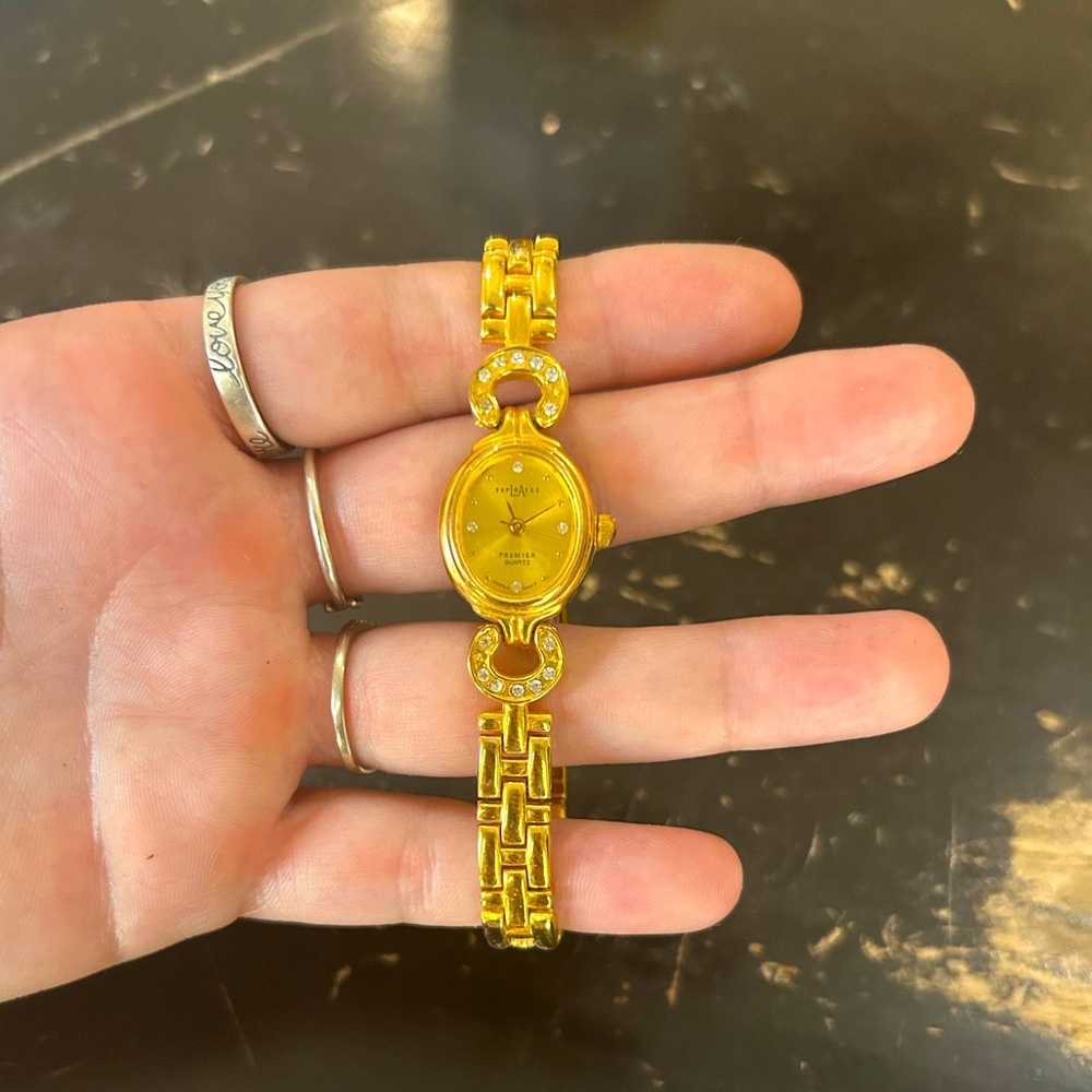 Vintage gold watch